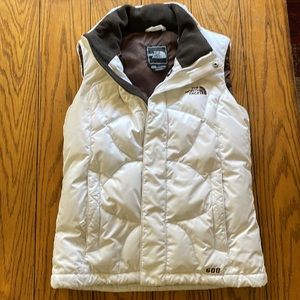 North Face Ladies White Vest XS
